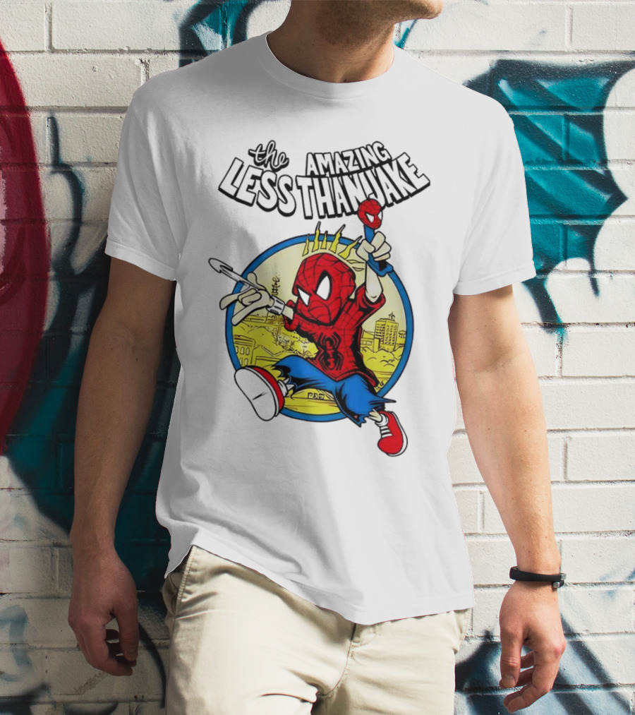 The Less Than Jake Amazing Jake Spider-Man T-Shirt