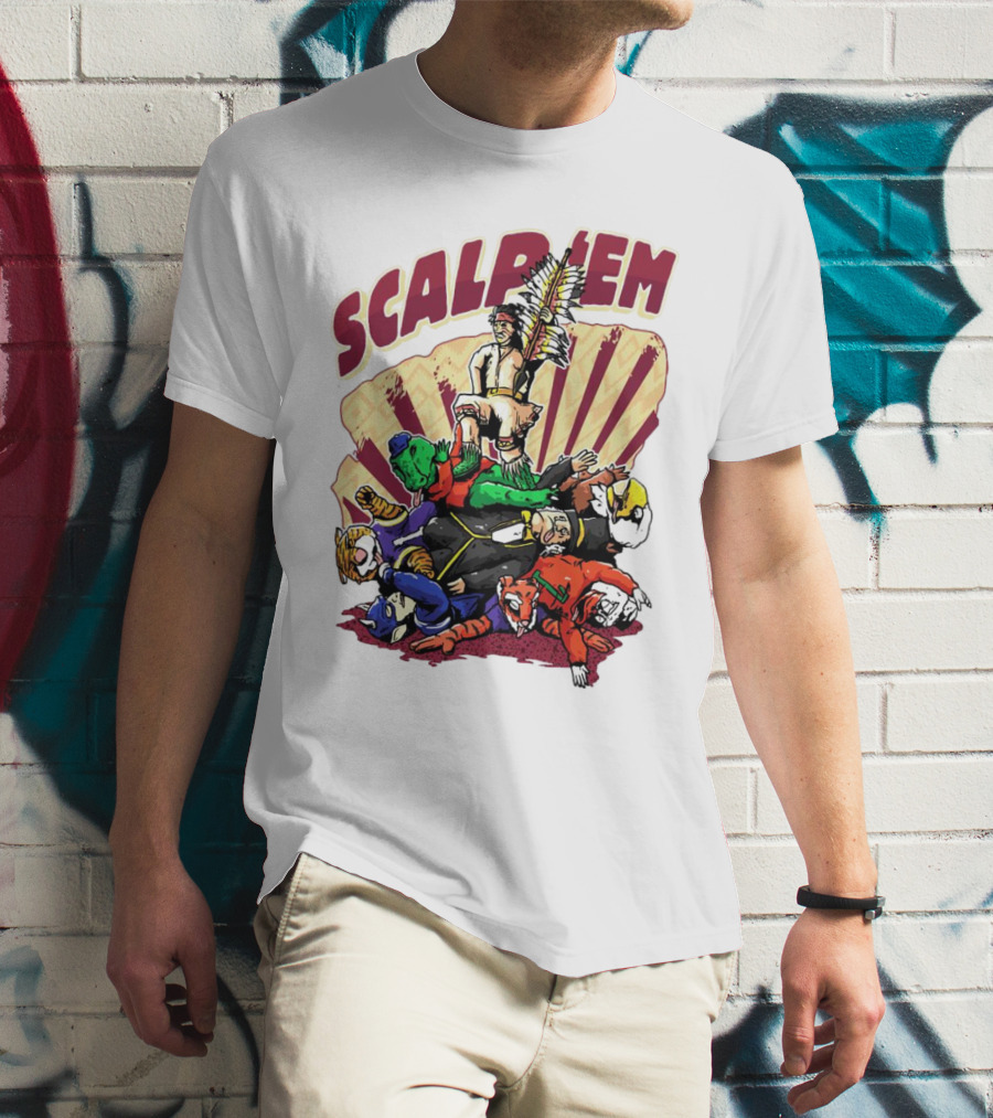 Scalp Em Florida State Seminoles Football Victory Over Rivals T-Shirt