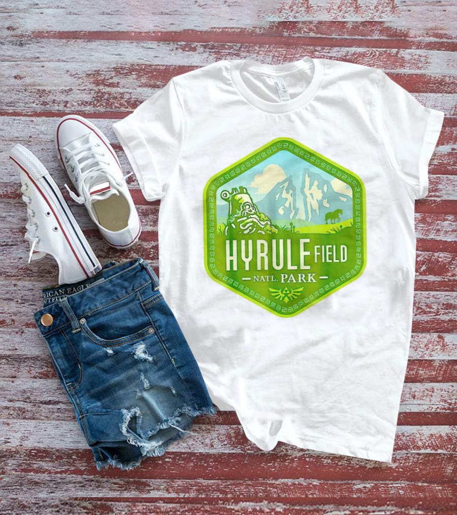 Hiking Wanderlust Hyrule Field National Park T-Shirt