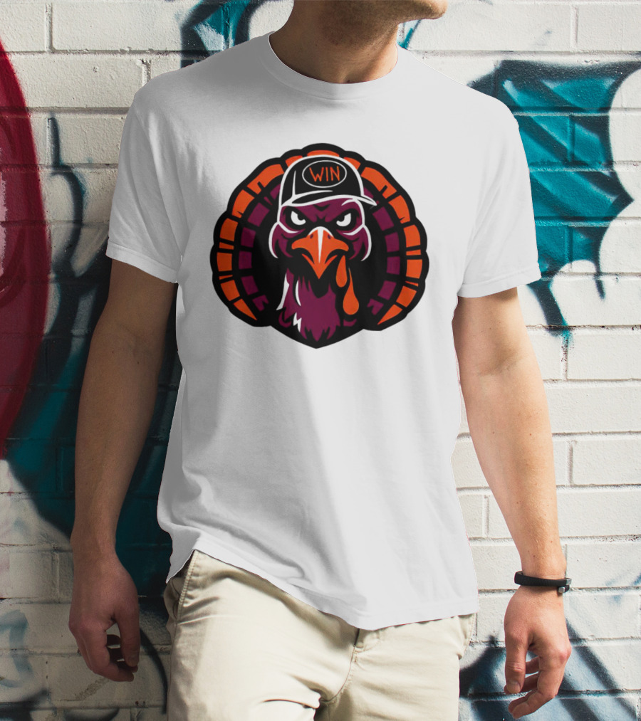 Virginia Tech Hokies Turkey WIN Hat T-Shirt