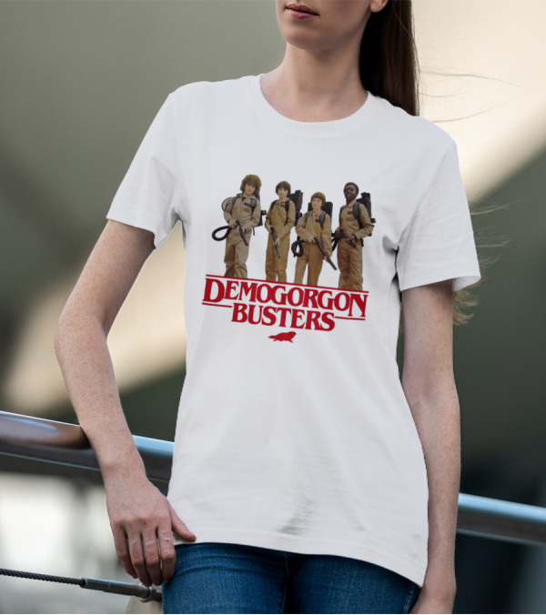 Cleveland Browns Stranger Things Demogorgon Busters Ghostbusters T-Shirt