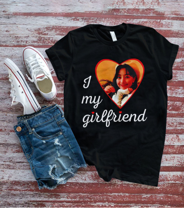 I Love My Girlfriend Jihyo Heart Photo T-Shirt