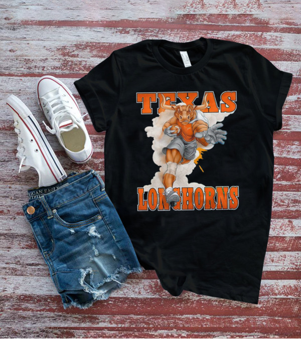 Texas Longhorns Mascot Charging Forward T-Shirt