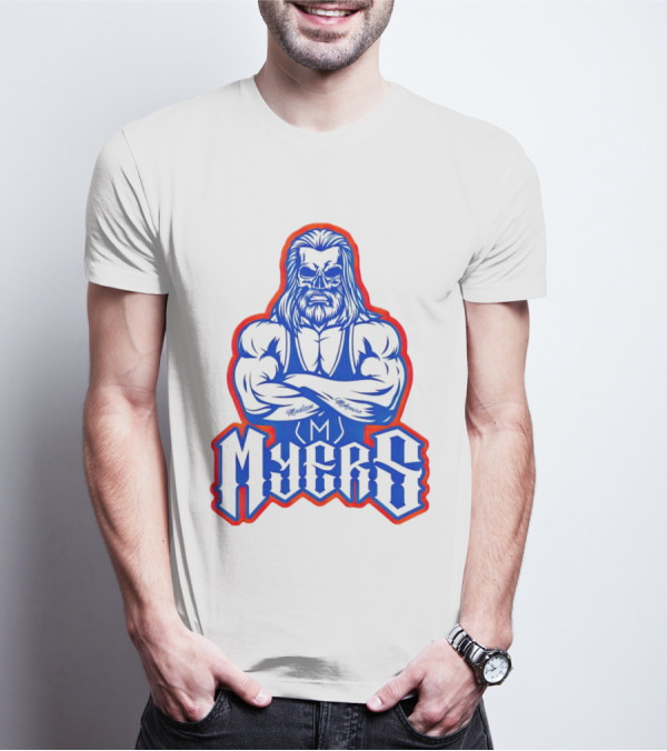 Brian Myers Skull Muscular Icon M Tattoo T-Shirt