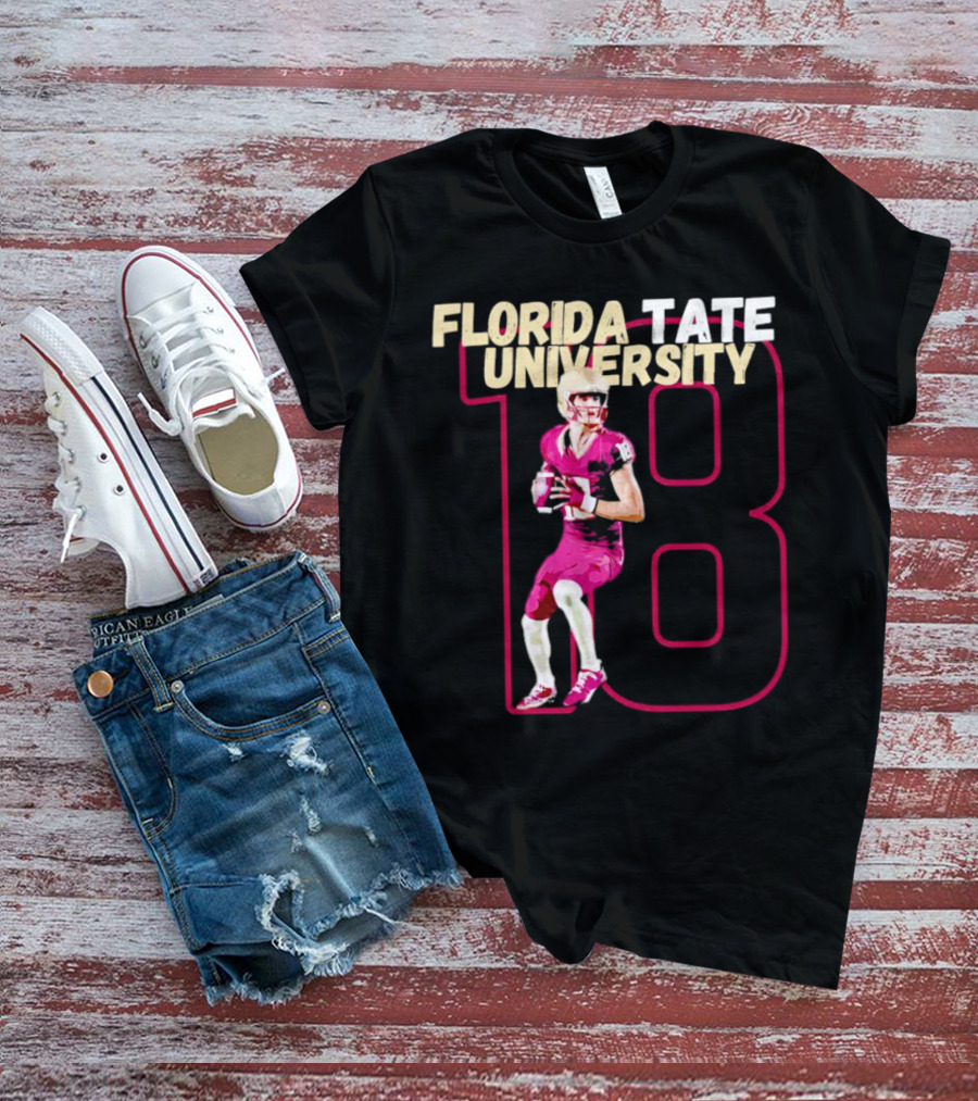 Florida Tate University Football 18 Hopkins Player Action T-Shirt