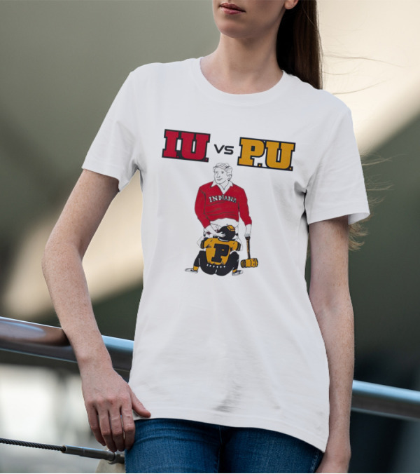 IU Vs PU Indiana Adults Joke Rivalry T-Shirt