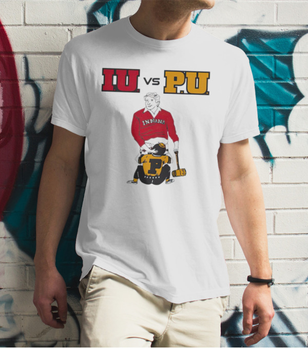 IU Vs PU Indiana Adults Joke Rivalry T-Shirt