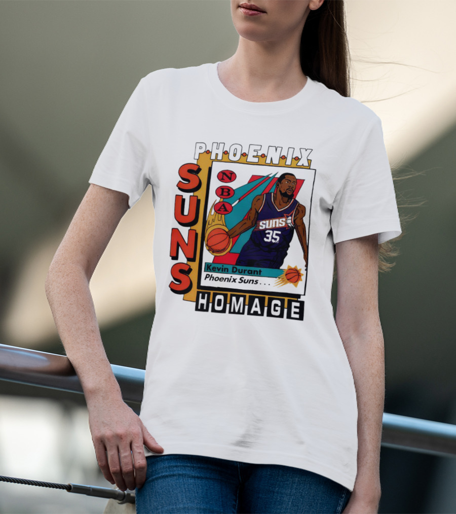 Kevin Durant Phoenix Suns NBA SkyBox Homage T-Shirt