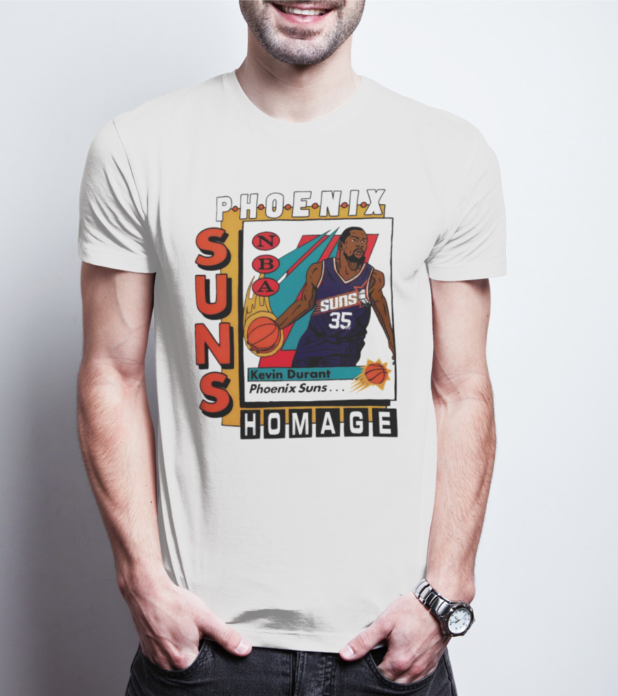 Kevin Durant Phoenix Suns NBA SkyBox Homage T-Shirt