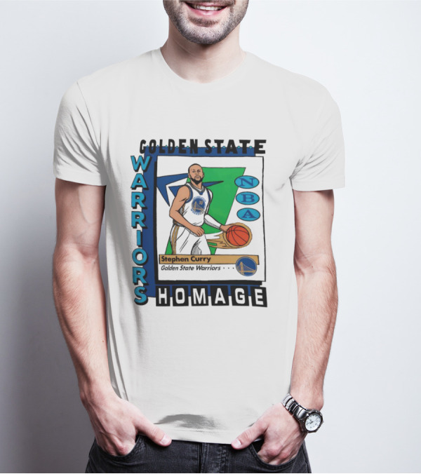 Golden State Warriors Stephen Curry NBA Homage T-Shirt