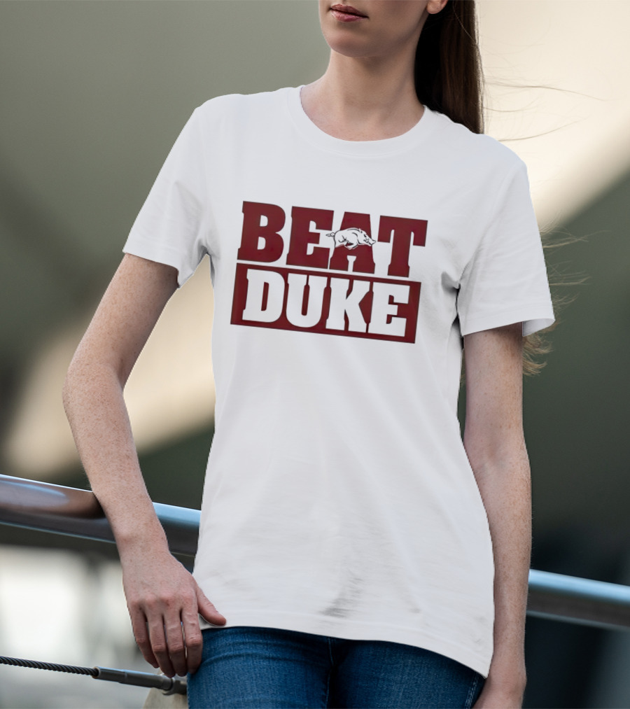 Beat Duke Arkansas Razorbacks T-Shirt