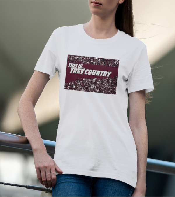 This Is Trey Benson Country Football Fan Crowd Scene T-Shirt