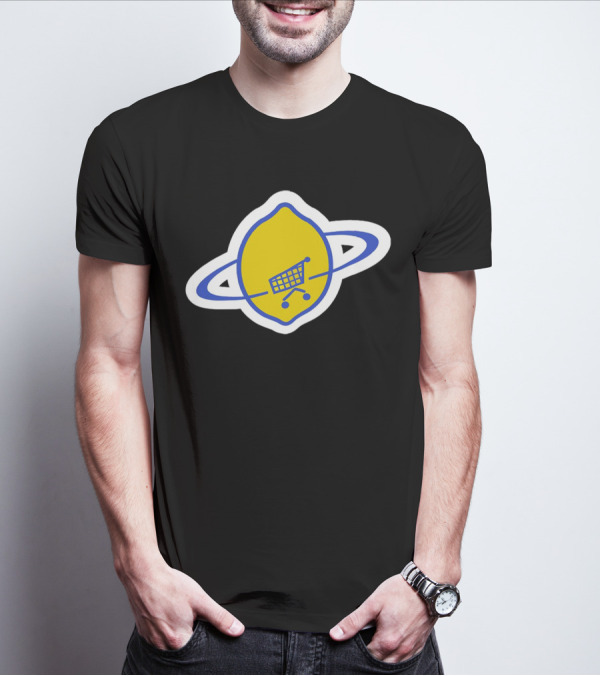 U2 Popmart Tour 90s Lemon Cart Saturn T-Shirt