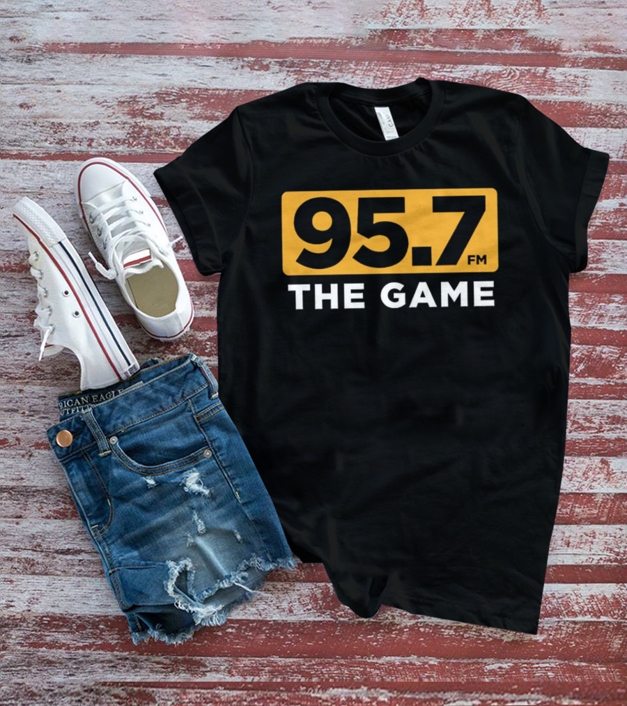 95.7 FM The Game Radio Station T-Shirt