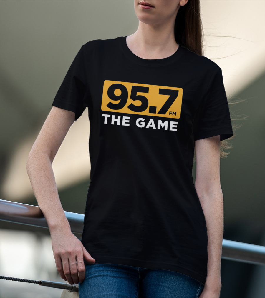 95.7 FM The Game Radio Station T-Shirt