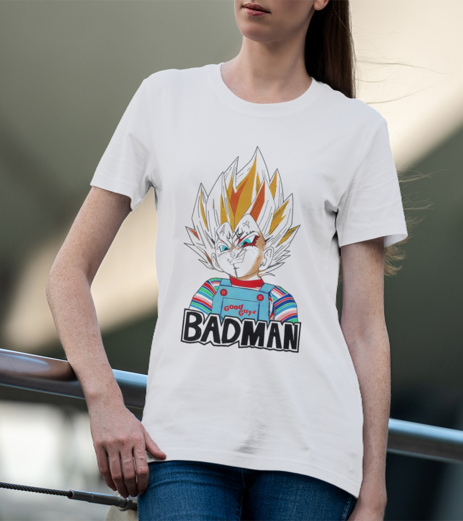 Badman Vegeta Chucky Good Guys Overalls T-Shirt
