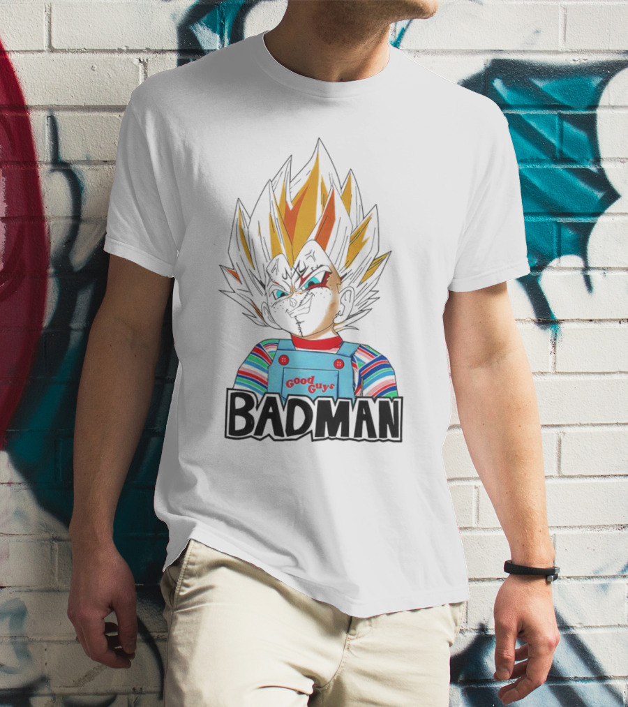 Badman Vegeta Chucky Good Guys Overalls T-Shirt