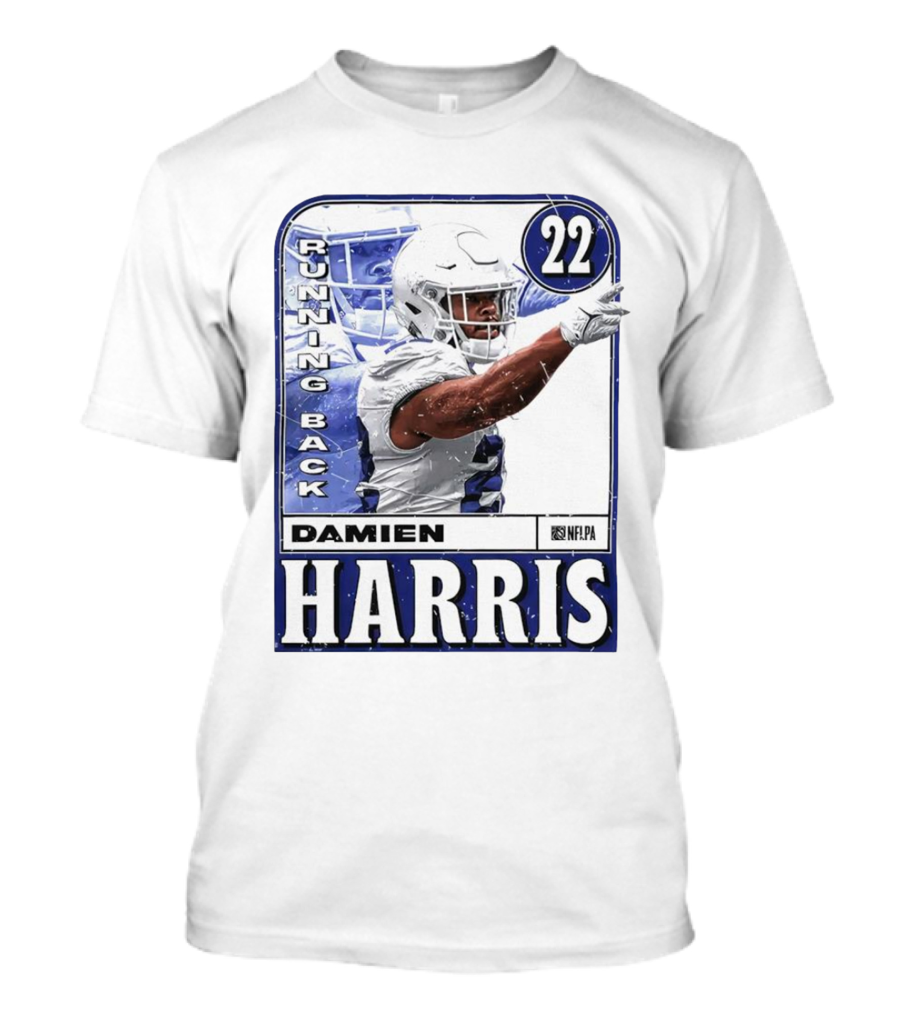 Damien Harris NFLPA Buffalo Bills Running Back 22 T-Shirt