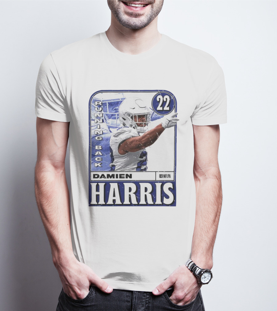 Damien Harris NFLPA Buffalo Bills Running Back 22 T-Shirt