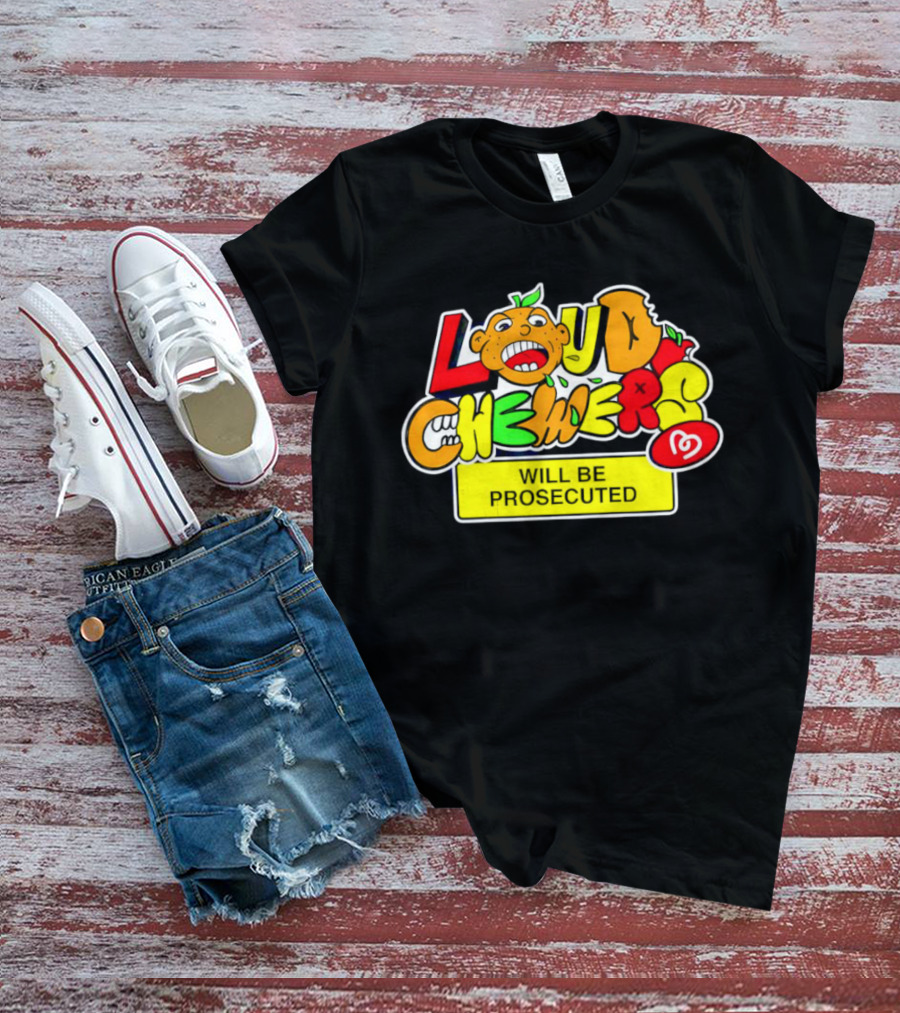 Loud Chewers Will Be Prosecuted Ice Cream Cartoon T-Shirt