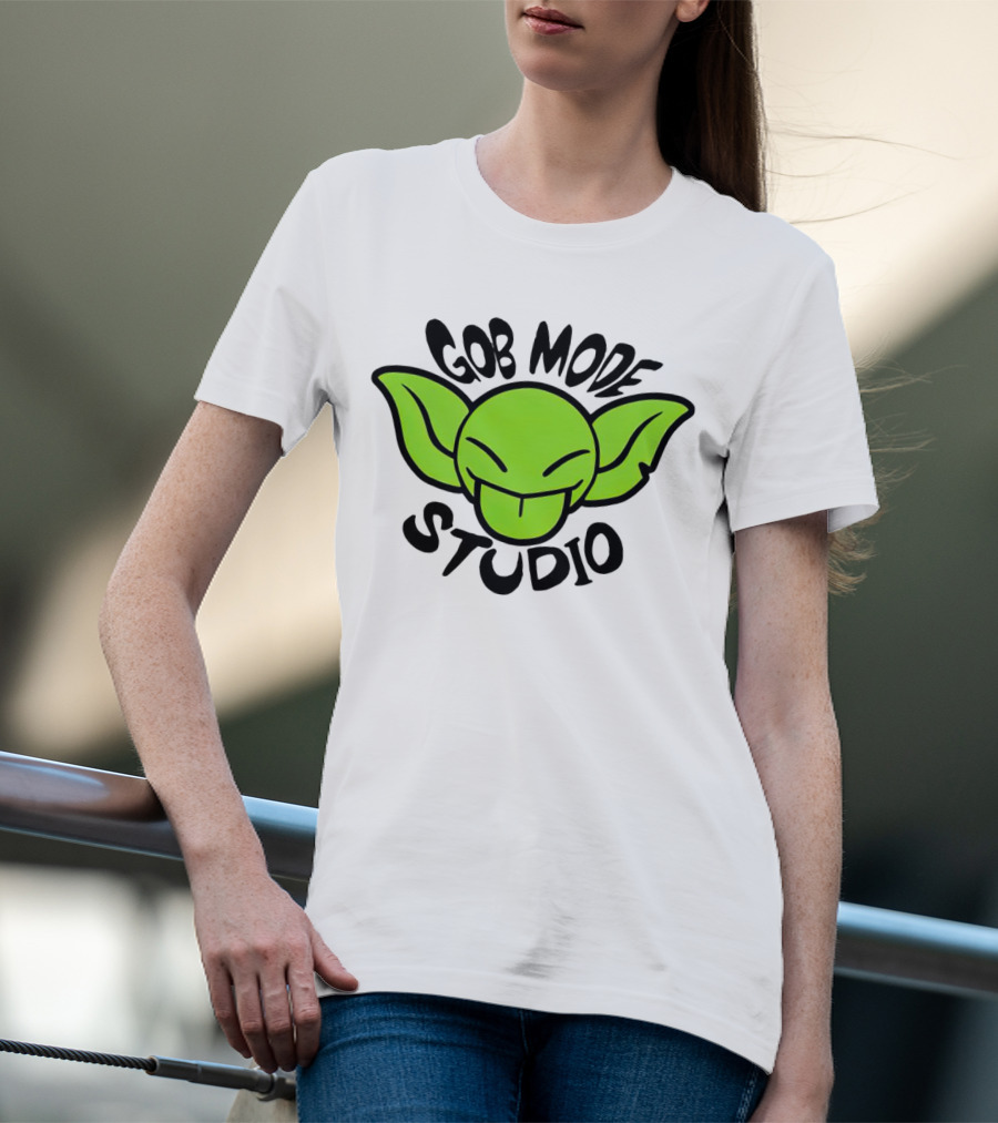 Gob Mode Studio Green Goblin Cartoon Face T-Shirt