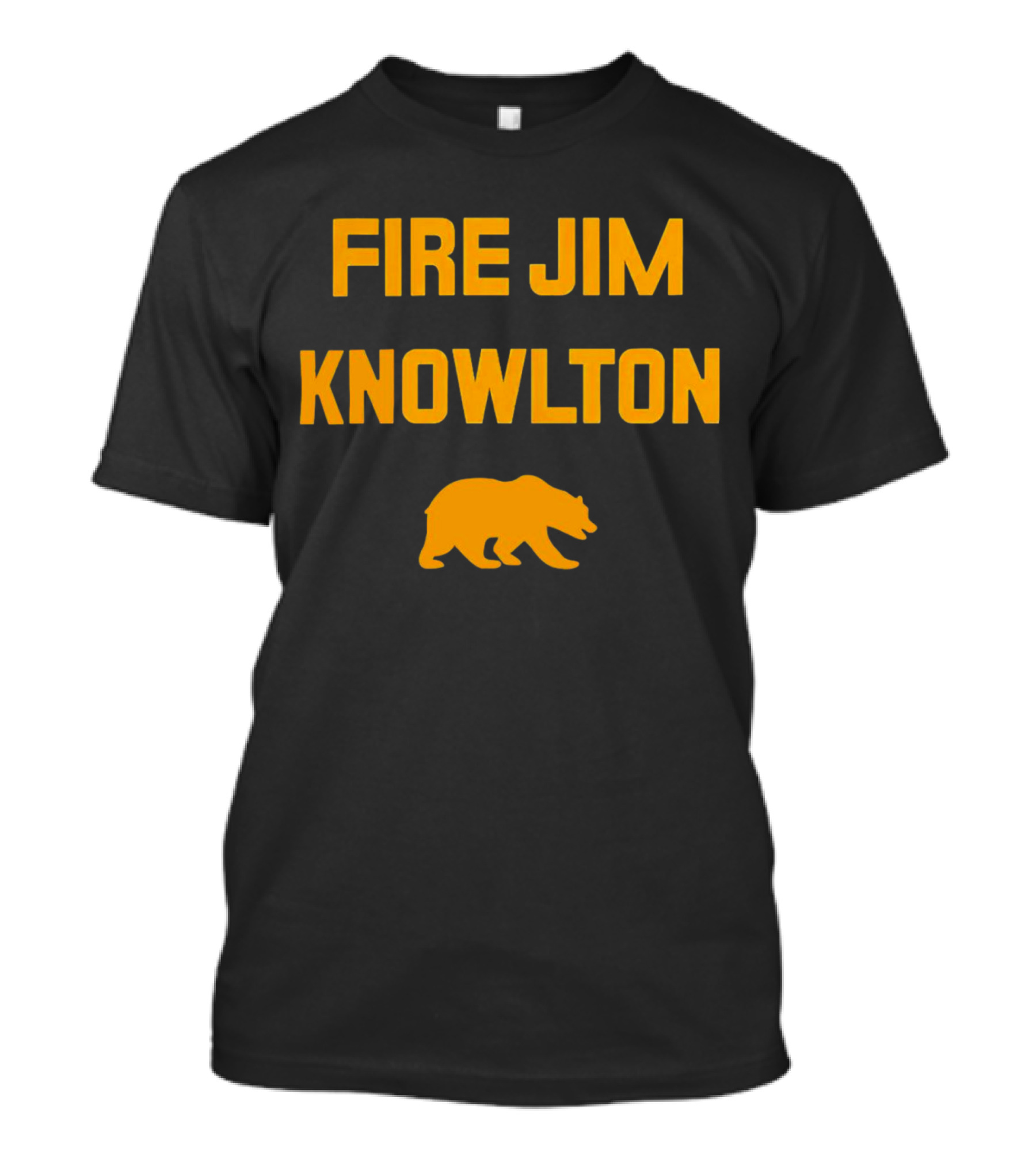 California Golden Bears Fire Jim Knowlton Bear T-Shirt