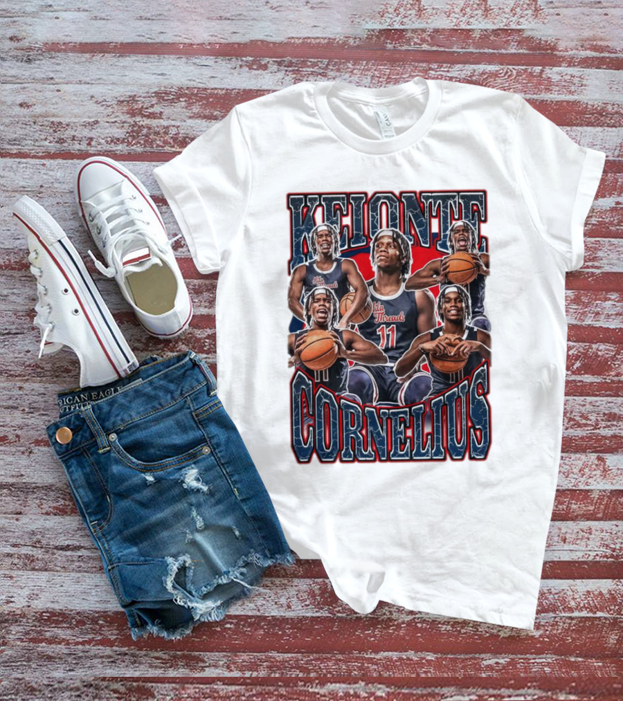 Keionte Corneilus Basketball Star Action Collage T-Shirt