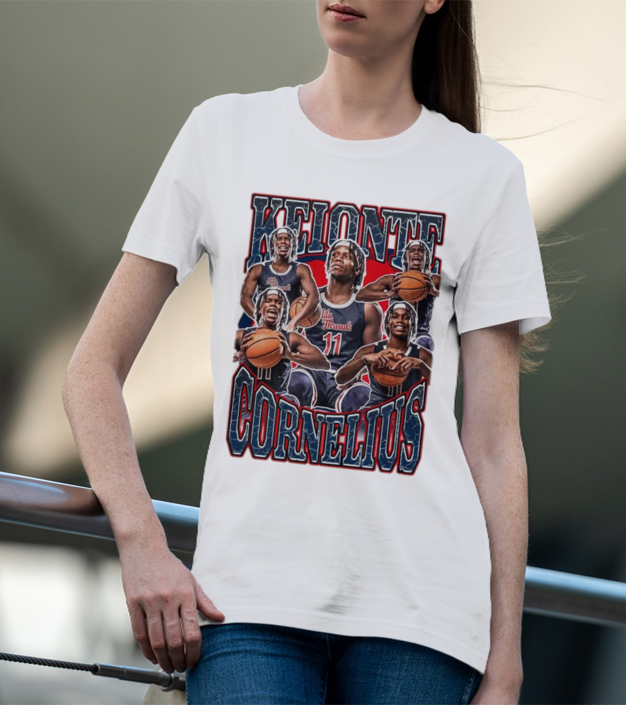 Keionte Corneilus Basketball Star Action Collage T-Shirt