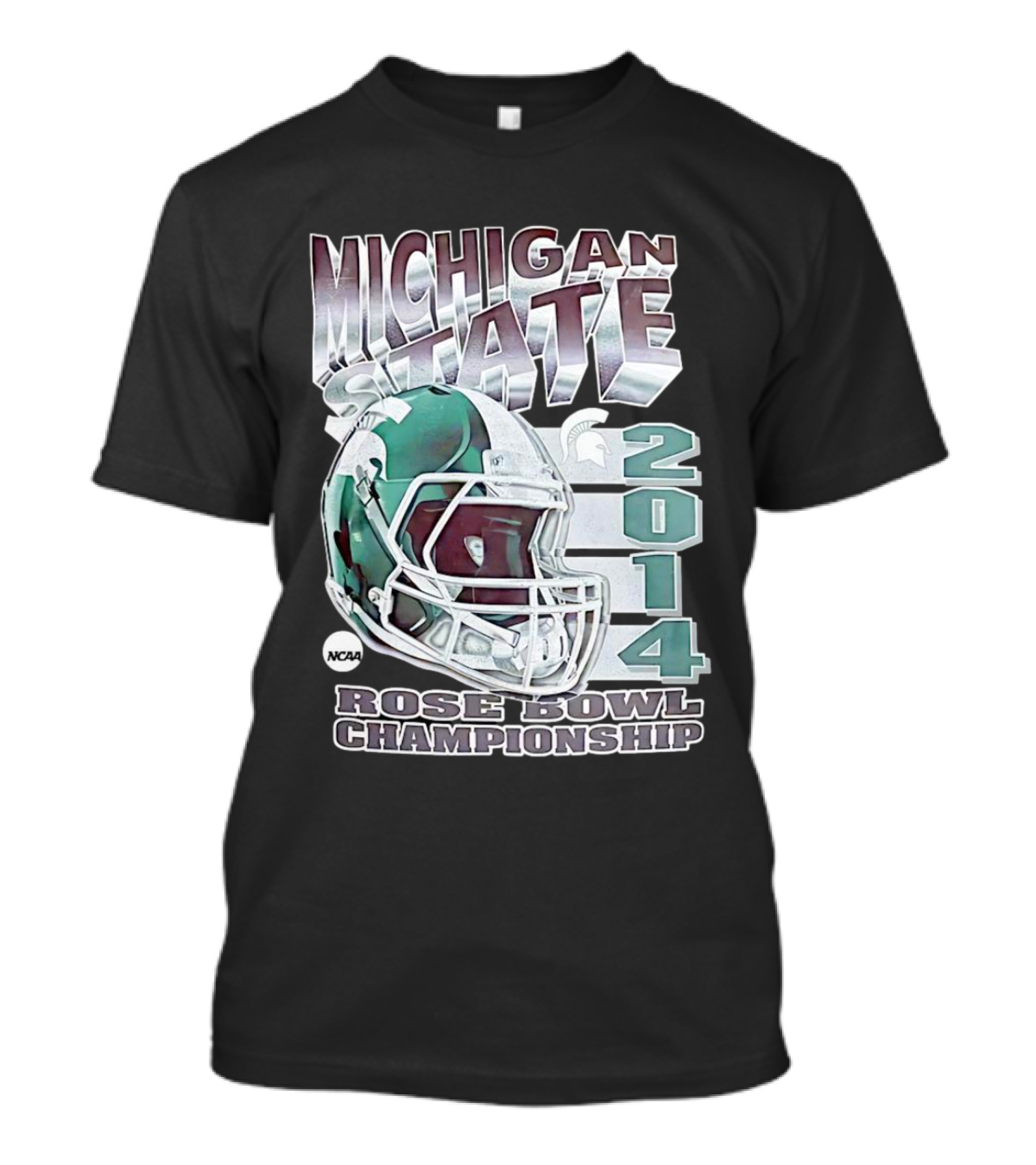 Michigan State Spartans NCAA Rose Bowl Championship 2014 T-Shirt
