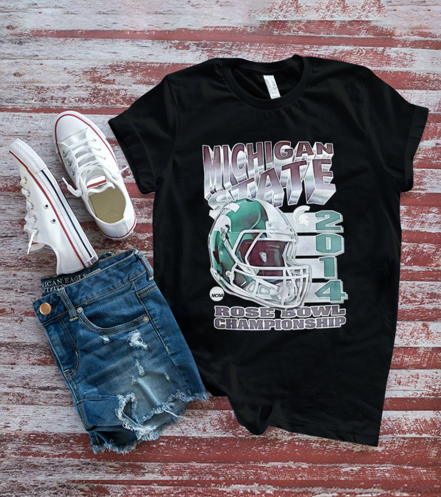 Michigan State Spartans NCAA Rose Bowl Championship 2014 T-Shirt