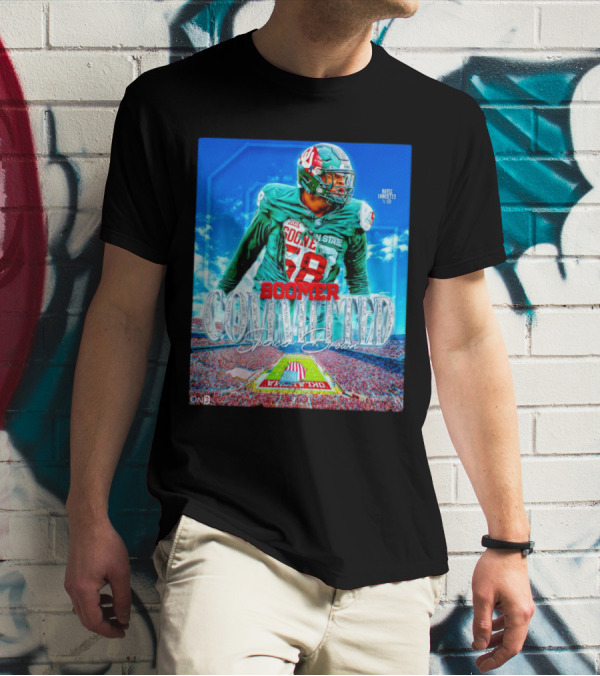 Spencer Brown Boomer Committed Oklahoma Sooners Football Stadium T-Shirt