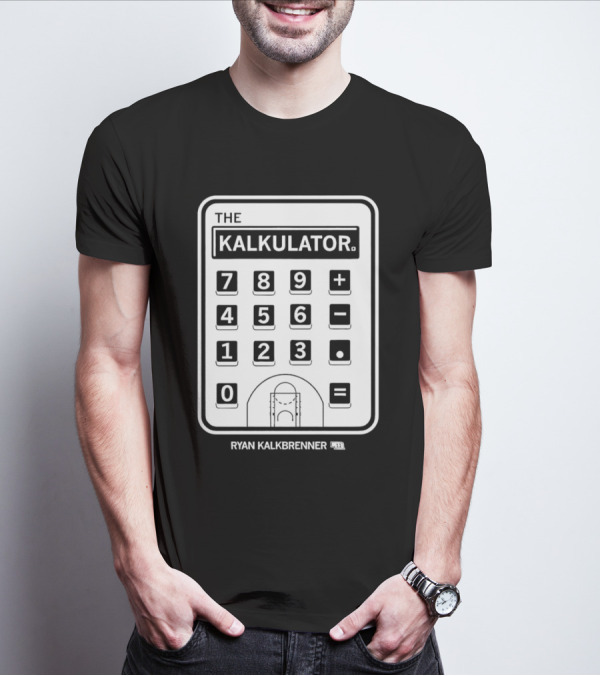 Ryan Kalkbrenner The Kalkulator Basketball Court Number 11 T-Shirt