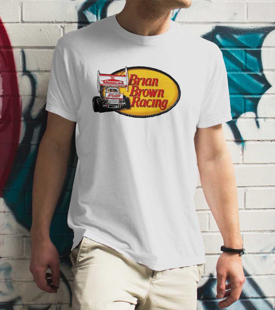 Brian Brown Racing Casey's FVP Sprint Car Racing T-Shirt