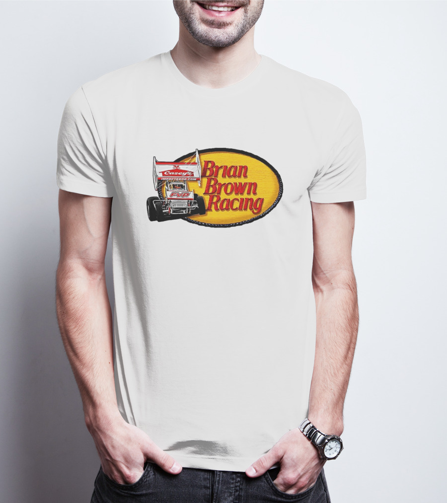 Brian Brown Racing Casey's FVP Sprint Car Racing T-Shirt