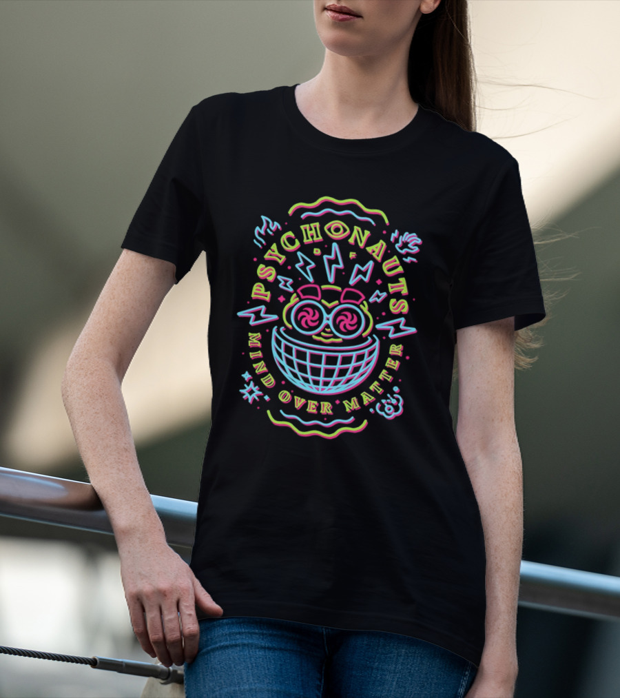 PSYCHONAUTS Mind Over Matter Neon T-Shirt