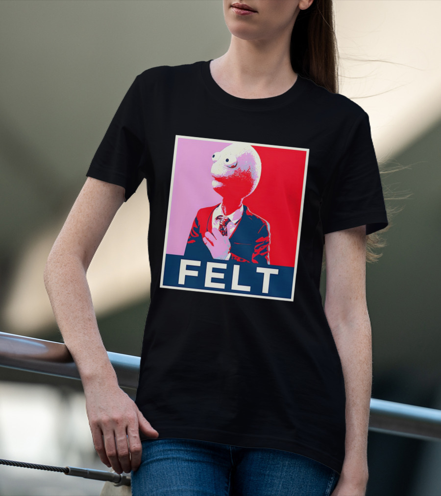 Randy Feltface Felt Black Merch FELT T-Shirt