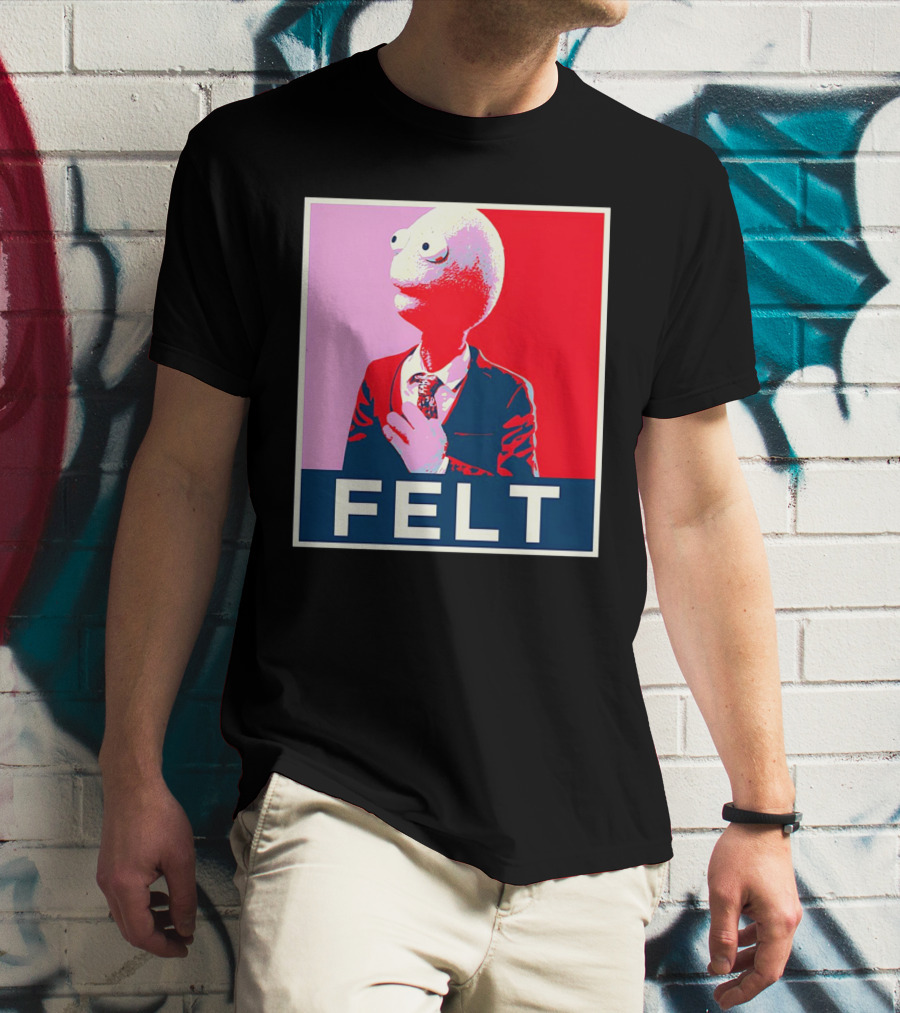 Randy Feltface Felt Black Merch FELT T-Shirt
