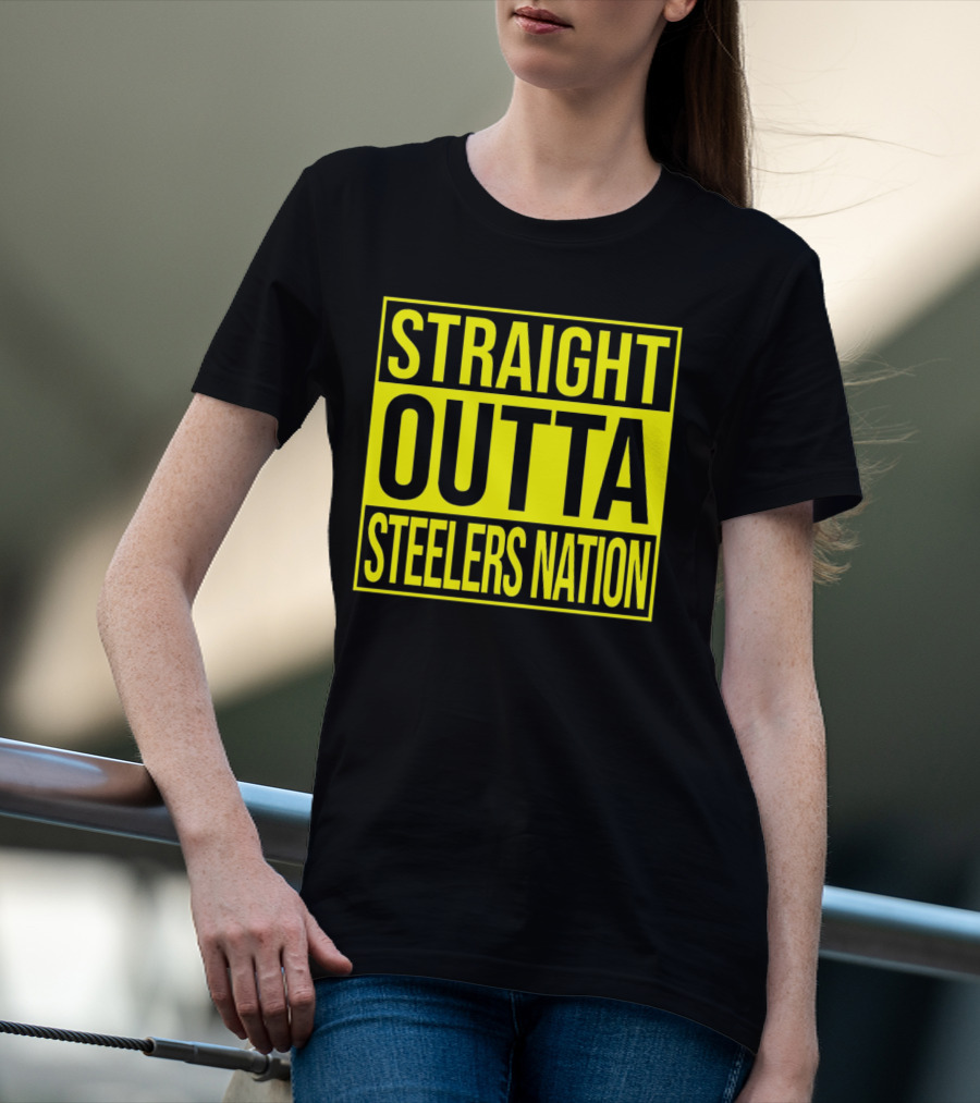 Straight Outta Steelers Nation T-Shirt