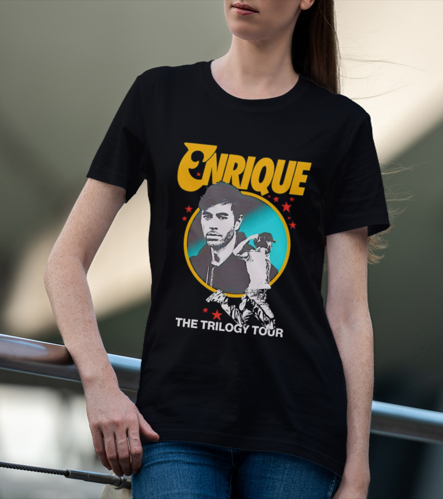 Enrique The Trilogy Tour Stars And Performer T-Shirt