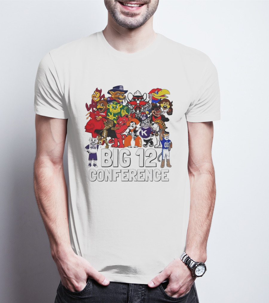 Big 12 Conference Football Mascots Collection T-Shirt