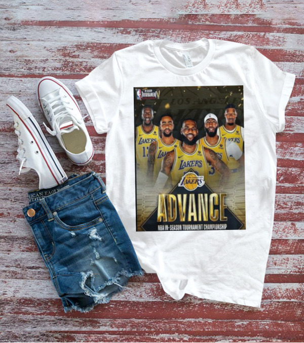 Los Angeles Lakers Advance NBA In-Season Tournament Championship T-Shirt