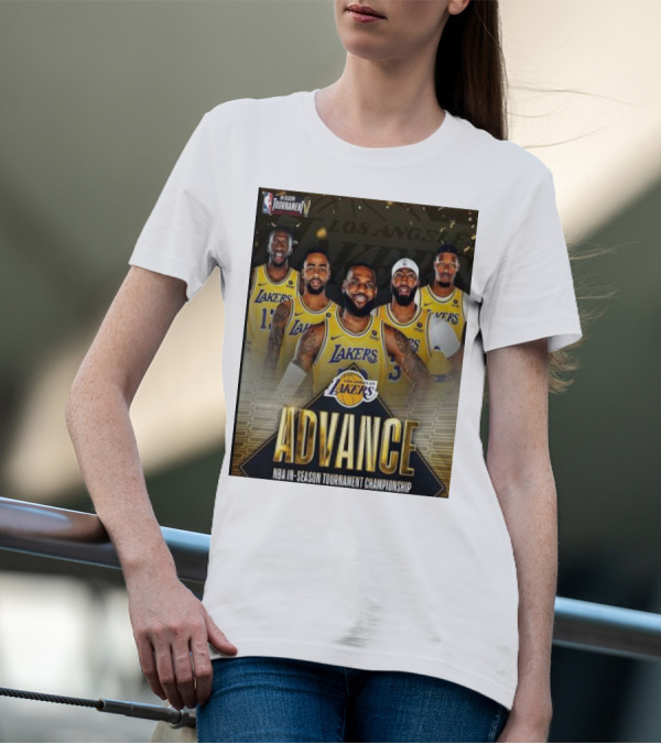 Los Angeles Lakers Advance NBA In-Season Tournament Championship T-Shirt