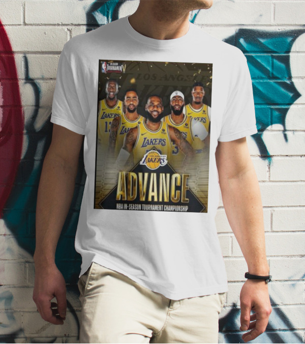 Los Angeles Lakers Advance NBA In-Season Tournament Championship T-Shirt