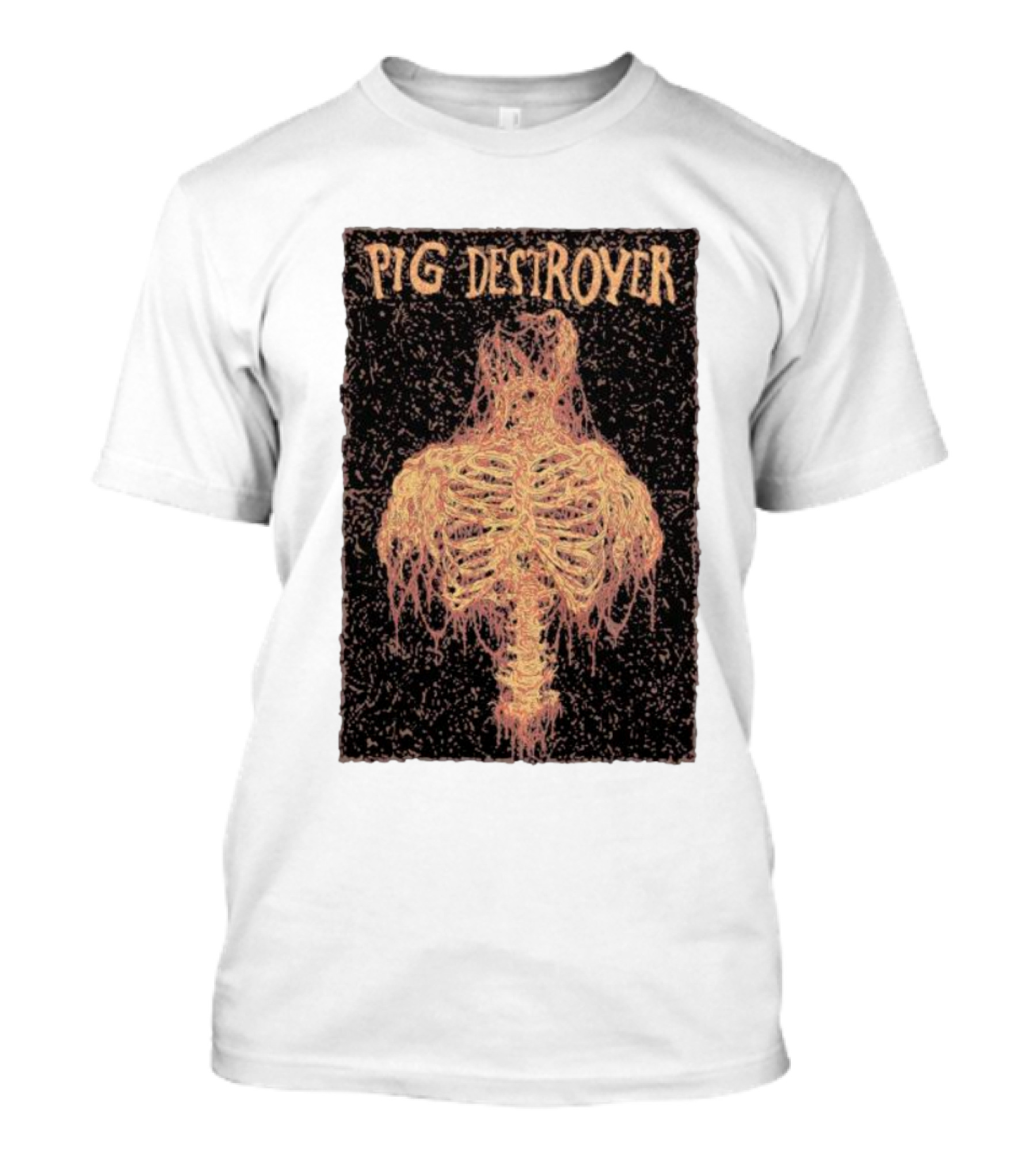 PIG DESTROYER Skeleton Ribs T-Shirt