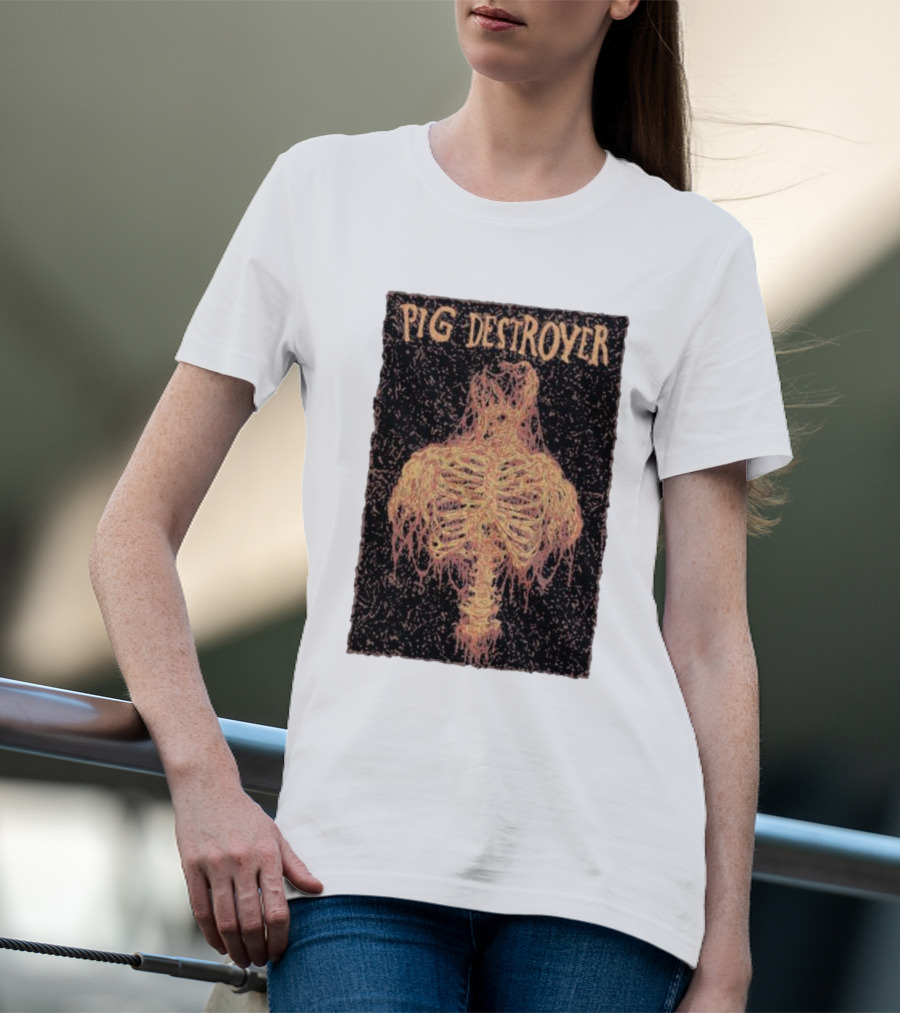 PIG DESTROYER Skeleton Ribs T-Shirt