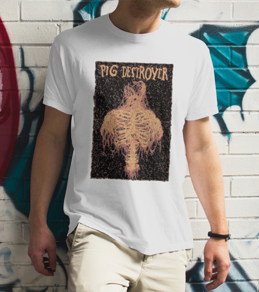 PIG DESTROYER Skeleton Ribs T-Shirt