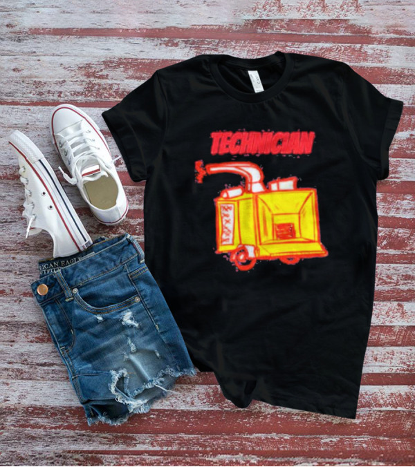 Salty Cracker Technician Vintage Machine T-Shirt