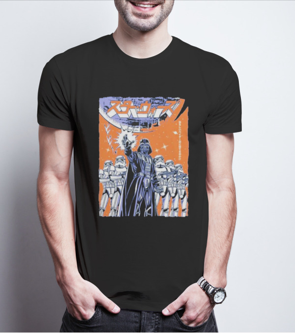 Vader Star Wars Japanese Stormtrooper Ensemble T-Shirt
