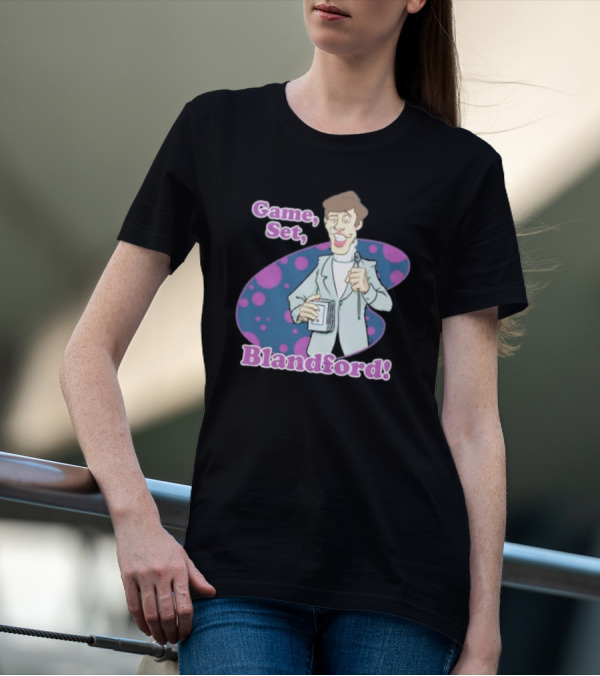Game Set Blandford Comedy Microphone T-Shirt