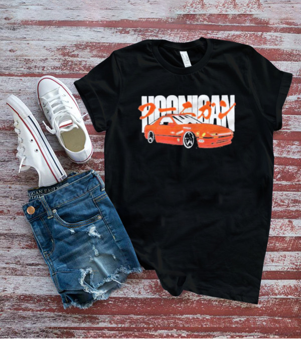 Hoonigan FC Rotary Japanese Kanji Red Sports Car T-Shirt